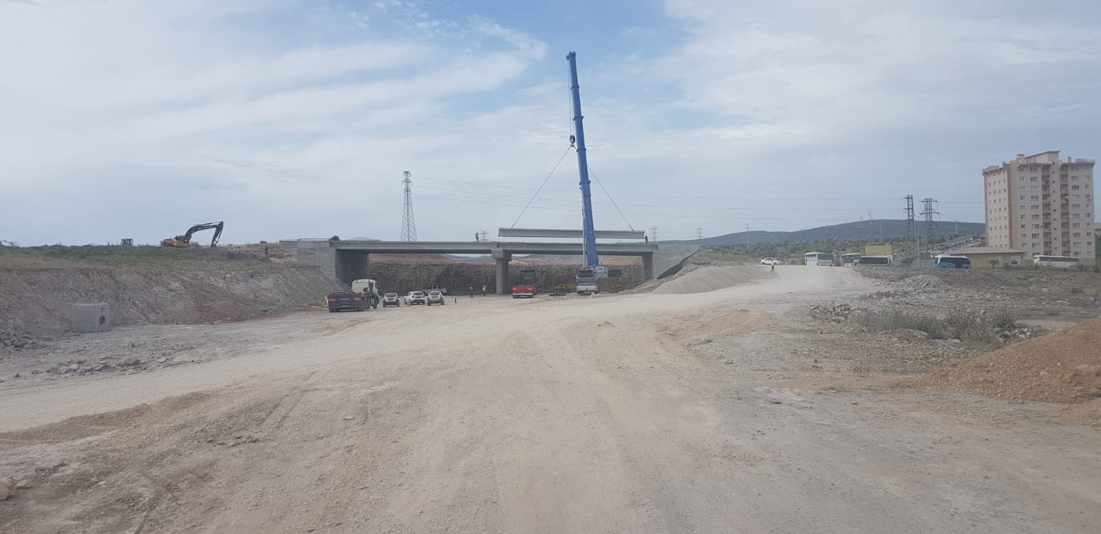 Samsun Havza Şehir Geçişi   ( 90'LIK 210 Adet Öngermeli Kiriş İmalatı Ve Montajı)